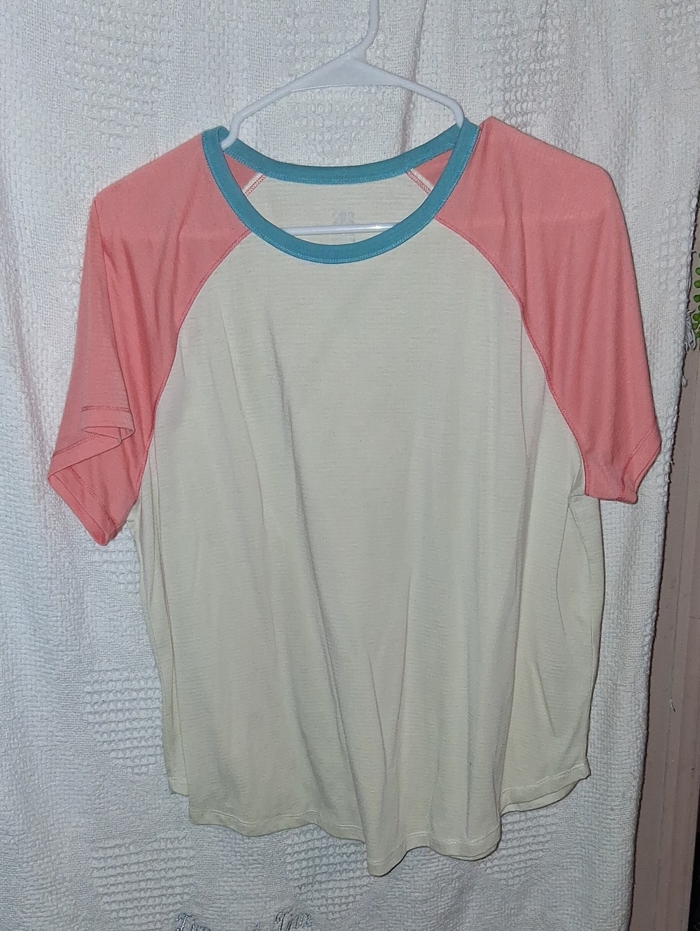 Colorblock Baseball Style Tshirt